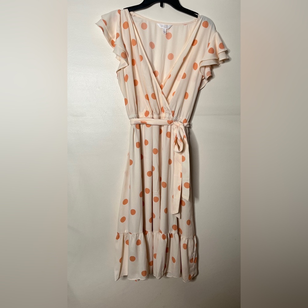 Lauren Conrad polka dot wrap dress - Large - Picture 2 of 11